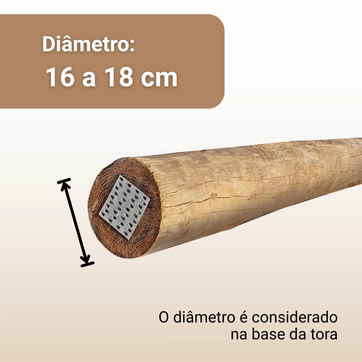 16 a 18 cm de Diâmetro