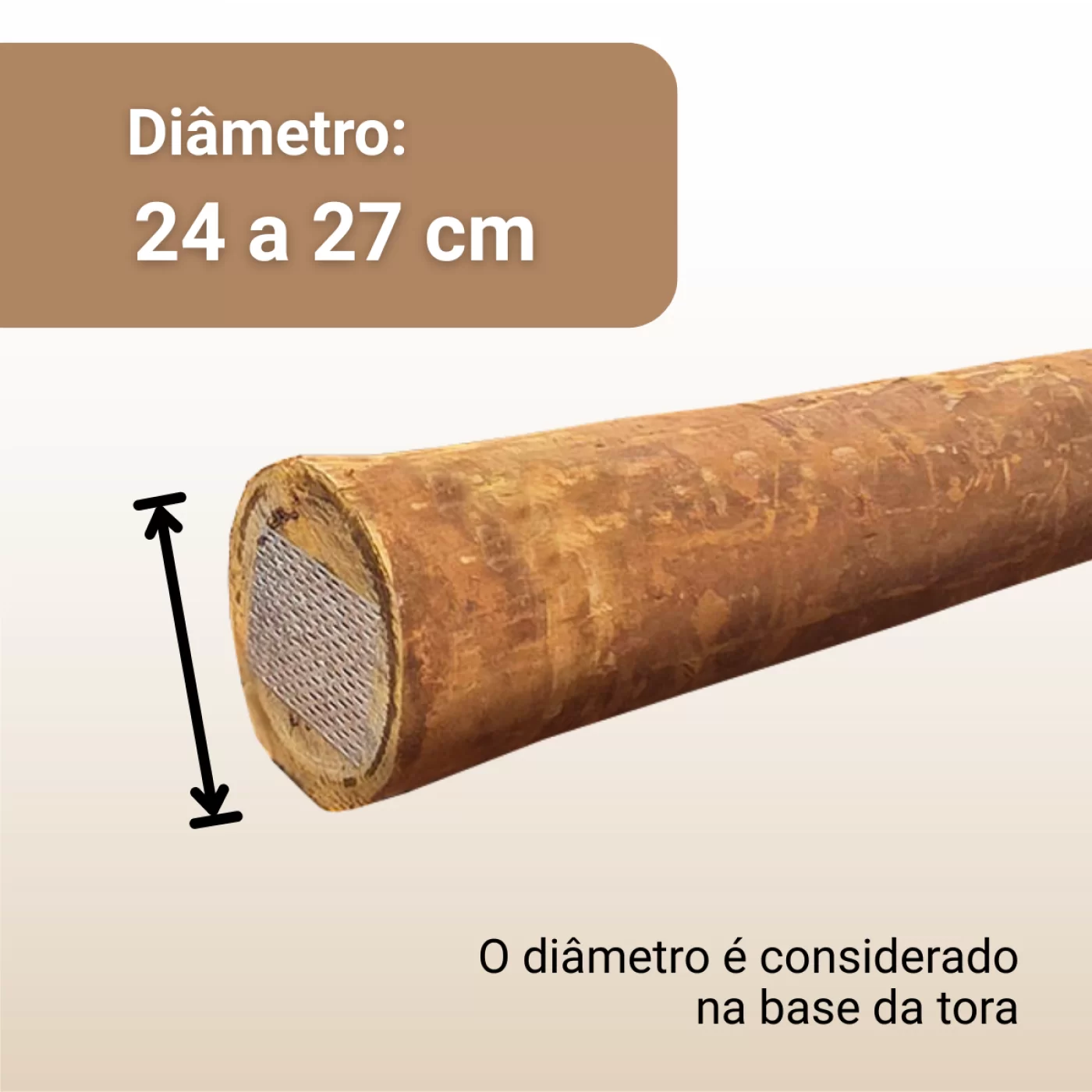 24 a 27 cm de Diâmetro