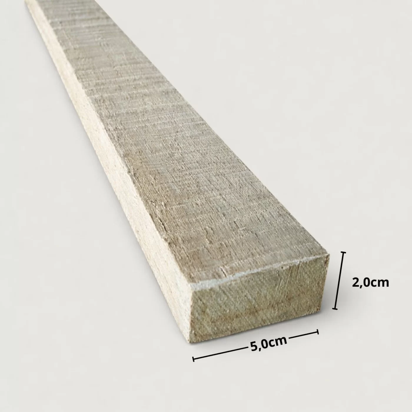 Ripa de Eucalipto Tratado 5,0 x 2,0 cm