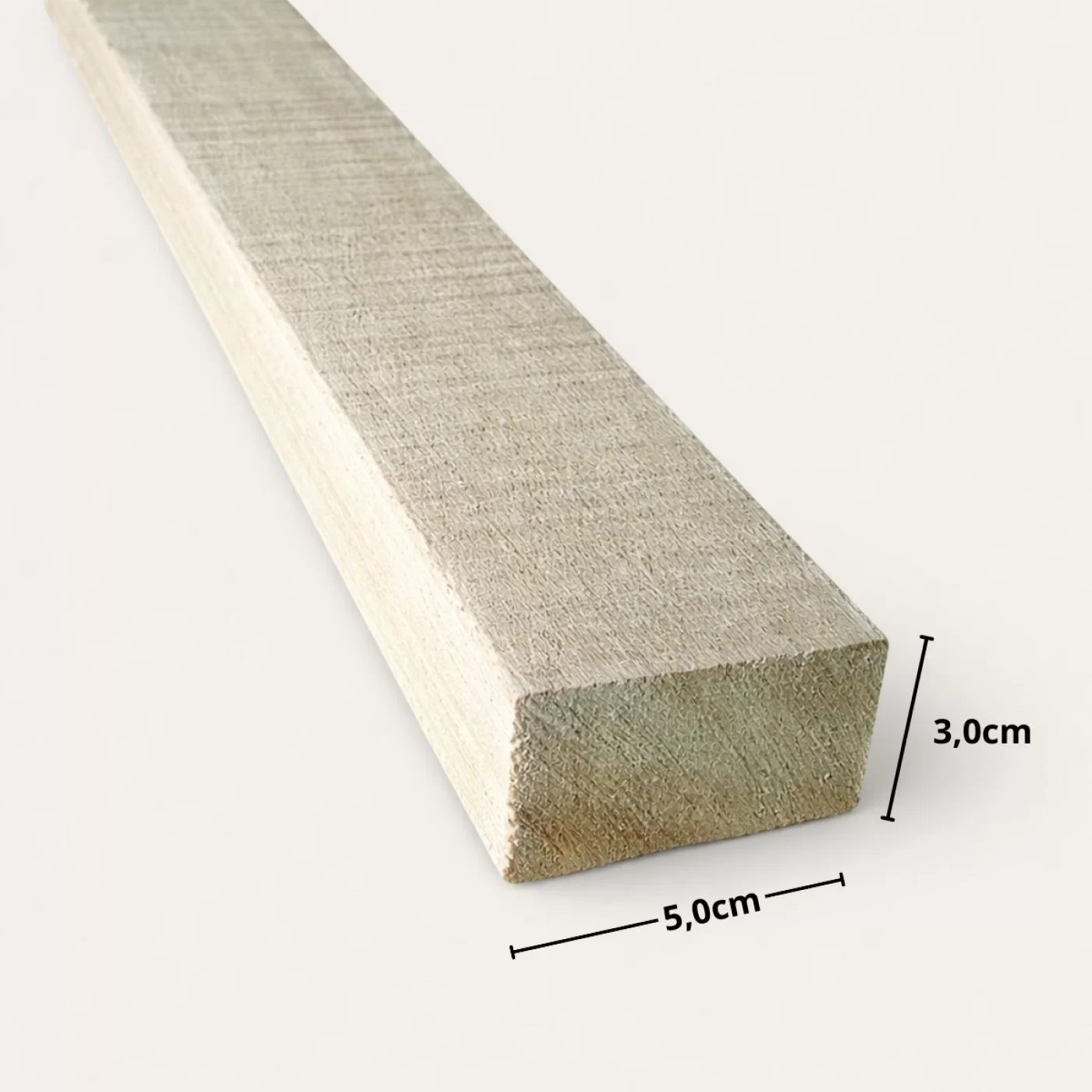 Ripão ou Caibro de Eucalipto Tratado 5,0 x 3,0 cm